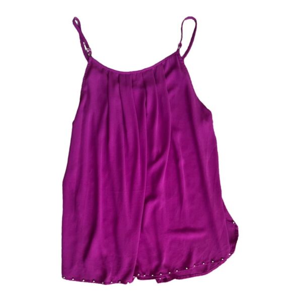 Pixley Zania stud detail blouse MAGENTA SIZE 2X - Picture 4 of 9